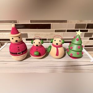 Hallmark Wooden Holiday Ornaments